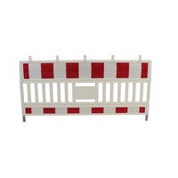 Barrière de chantier 'Euro Barrier' - blanc/rouge - 1100 x 2100 mm