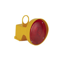Lampe de chantier Conestar pour cônes de signalisation - Rouge (excl. pile)