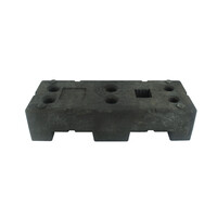 Bouwhekvoet - werfhekvoet - 22 kg - (HERAS) in gerecycleerde PVC