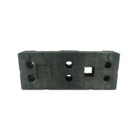 Bouwhekvoet - werfhekvoet - 22 kg - (HERAS) in gerecycleerde PVC