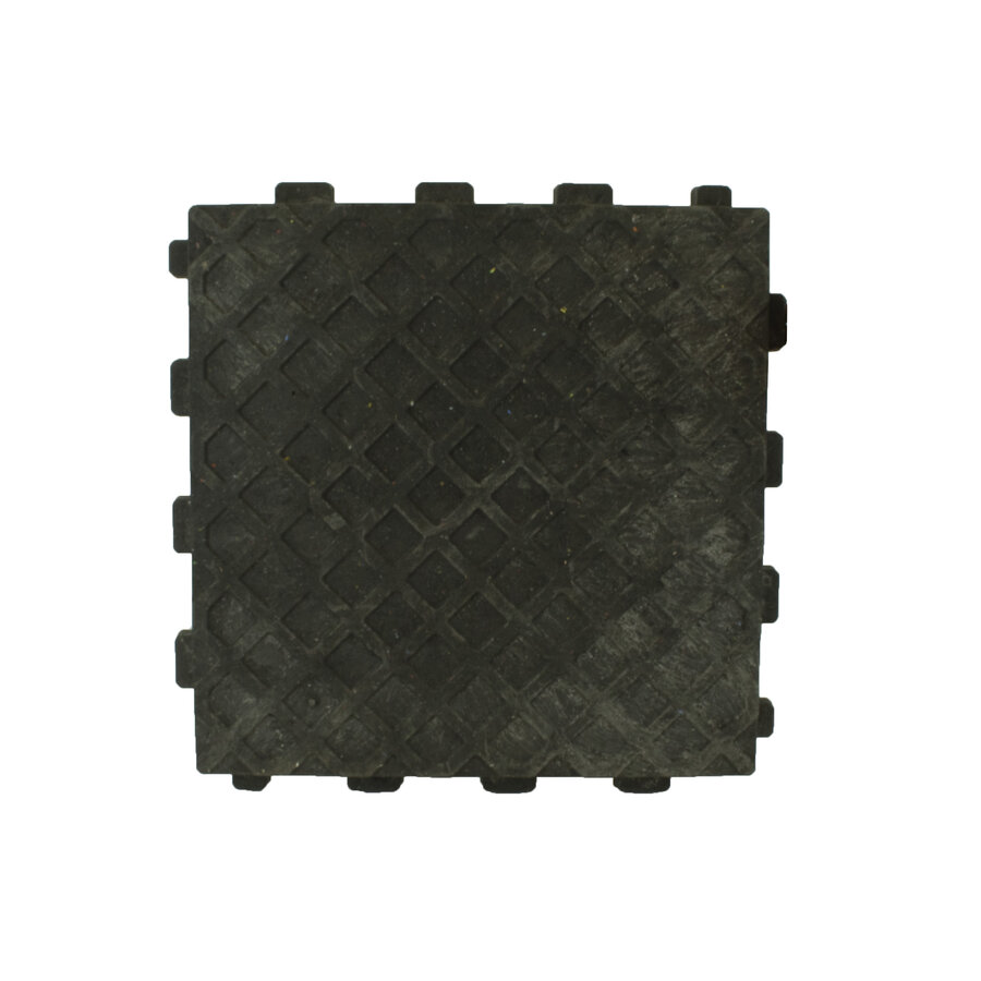 Dalle de sol en pvc recyclé - 490 x 490 x 50 mm