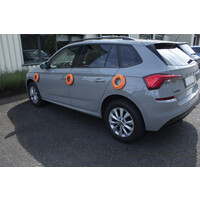 Set van 6 synchroniseerbare LED cone lights 360° oranje