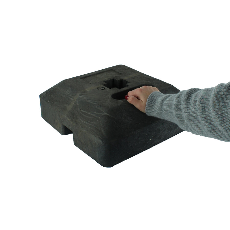 Pied de balise Minibloc 15 kg  - ouverture 40 x 80