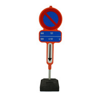 Tijdelijk parkeerverbodsbord E1 - Nederlands