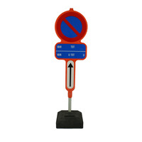 Tijdelijk parkeerverbodsbord E1 - Nederlands
