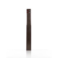 Diamantkoppaal uit  kunststof - bruin met 2 reflecterende bandjes