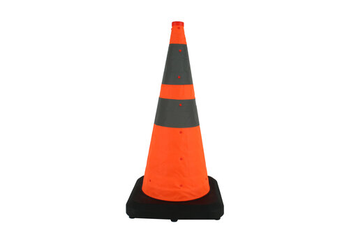 Cône de signalisation pliable - 70 cm 