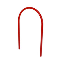 Arceau de vélo 620 x 1000 mm - Ø40 mm - rouge RAL 3020