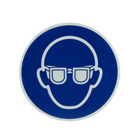 Panneau 'Lunettes Obligatoire ' Ø 180 mm
