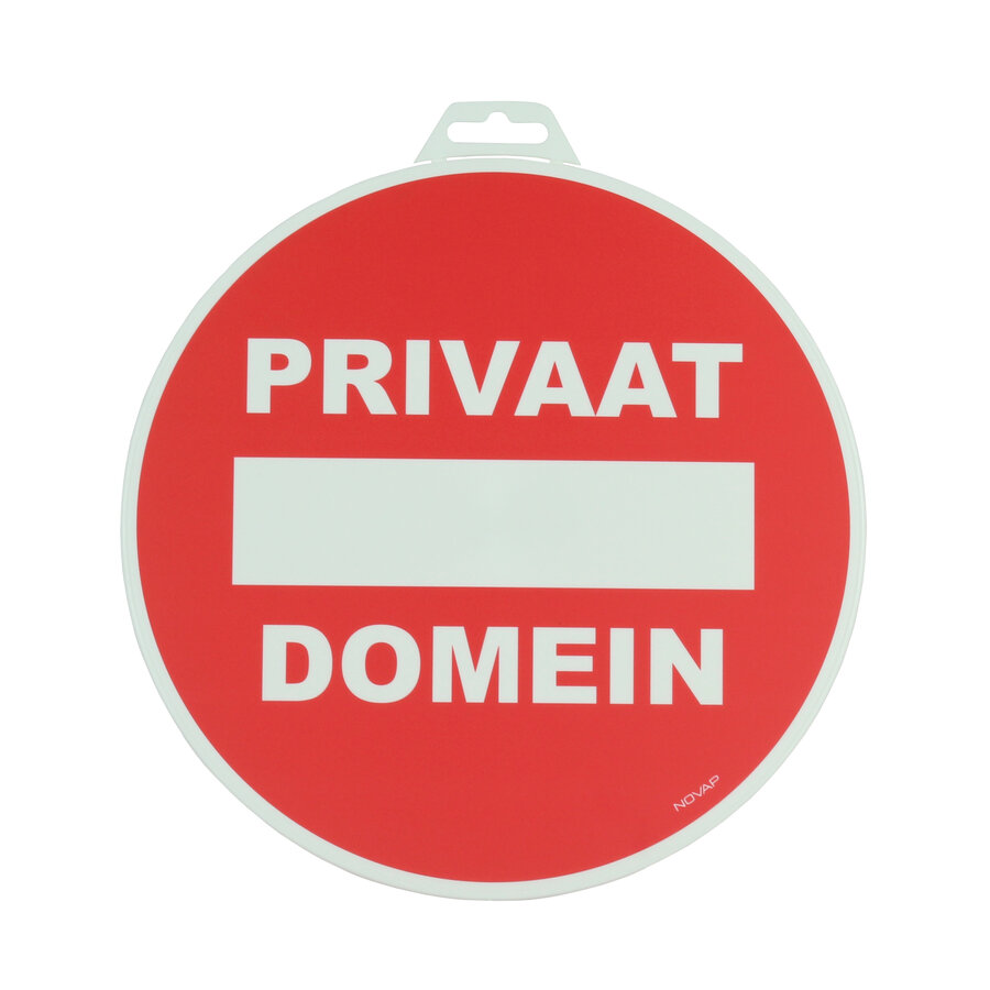 Pictogram 'Privaat Domein' Ø 300 mm
