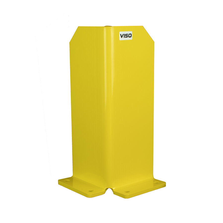 Protection d'angle en acier pour les rayons d'entrepôt - 150 x 150 x 400 mm