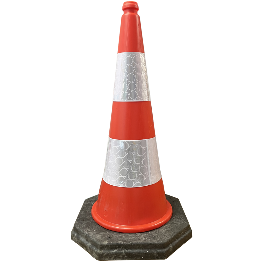 Verkeerskegel 75 cm 'ECO FOOT' - goedkoop en milieuvriendelijk