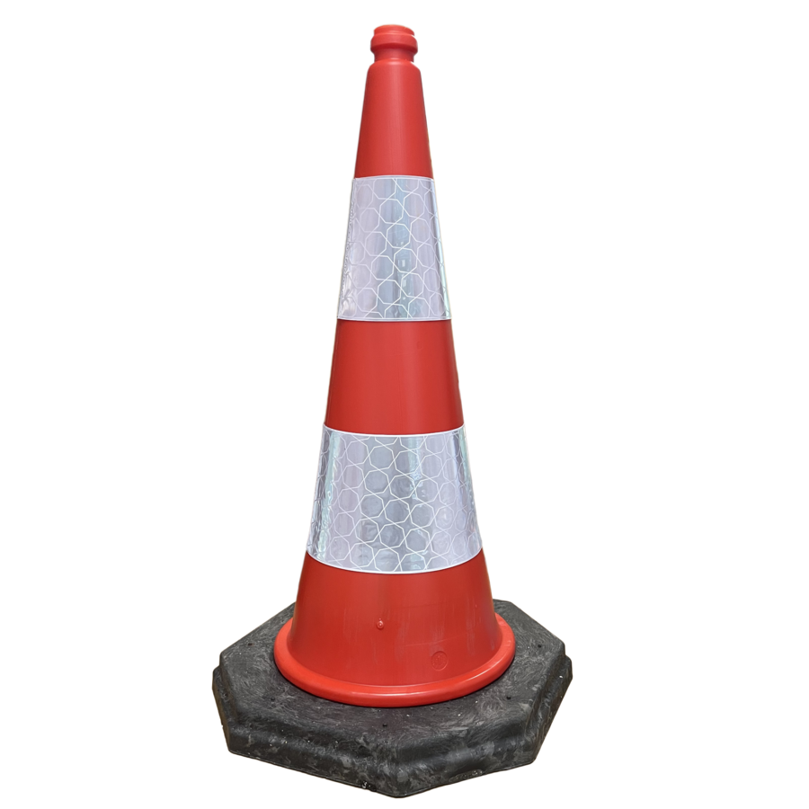 Cône de signalisation 75 cm 'ECO FOOT' - économique et écologique