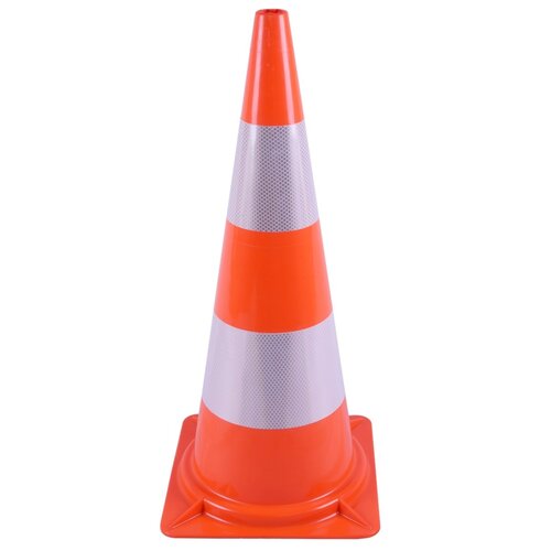 Cône de signalisation 75 cm PVC - très flexible + Classe 2 