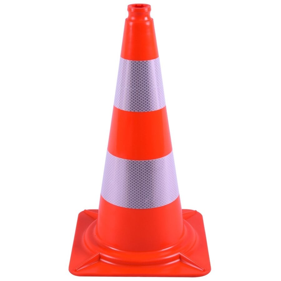 Verkeerskegel 50 cm PVC - zeer flexibel + Klasse 2