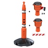SKIPPER Set Skipper riempalen - crowd control - 18m - Rood/wit