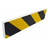 Butoir mousse protection chocs - 350 x 80x15 mm - jaune/noir