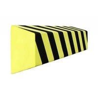 Stootband voor parkings en garages - 400 x 200 x 40 mm - geel/zwart