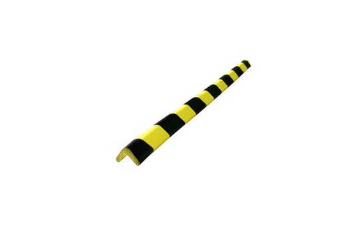 Mousse de protection pour coins - 750 x 30 x 30 x 4 mm - jaune/noir 