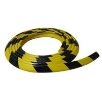 Mousse de protection pour coins - 5000 x 30 x 30 x 8 mm - jaune/noir