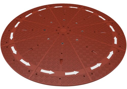 Giratoire en cautouc Ø 300 cm 