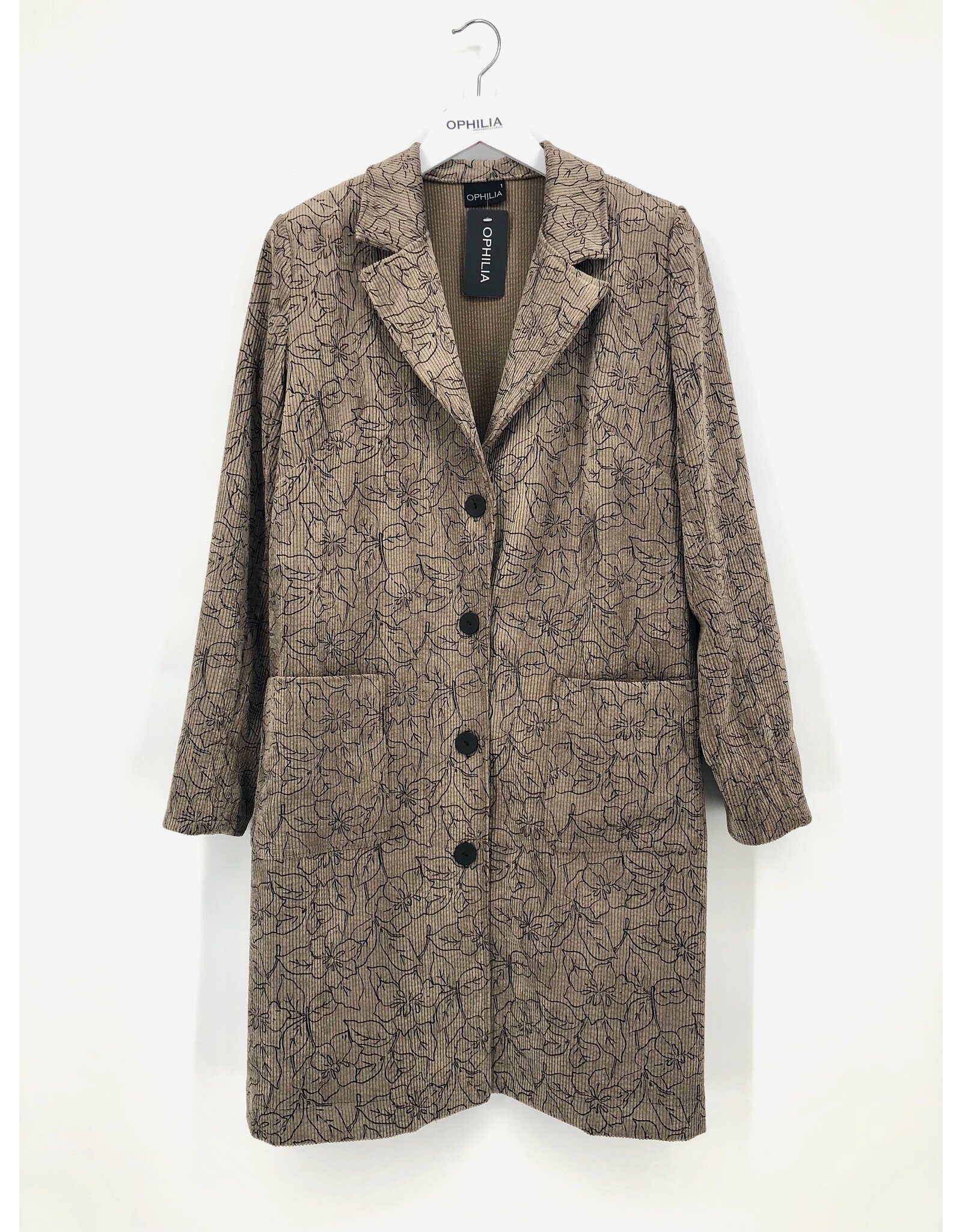 Ophilia Nora 25W stretch corduroy dessin