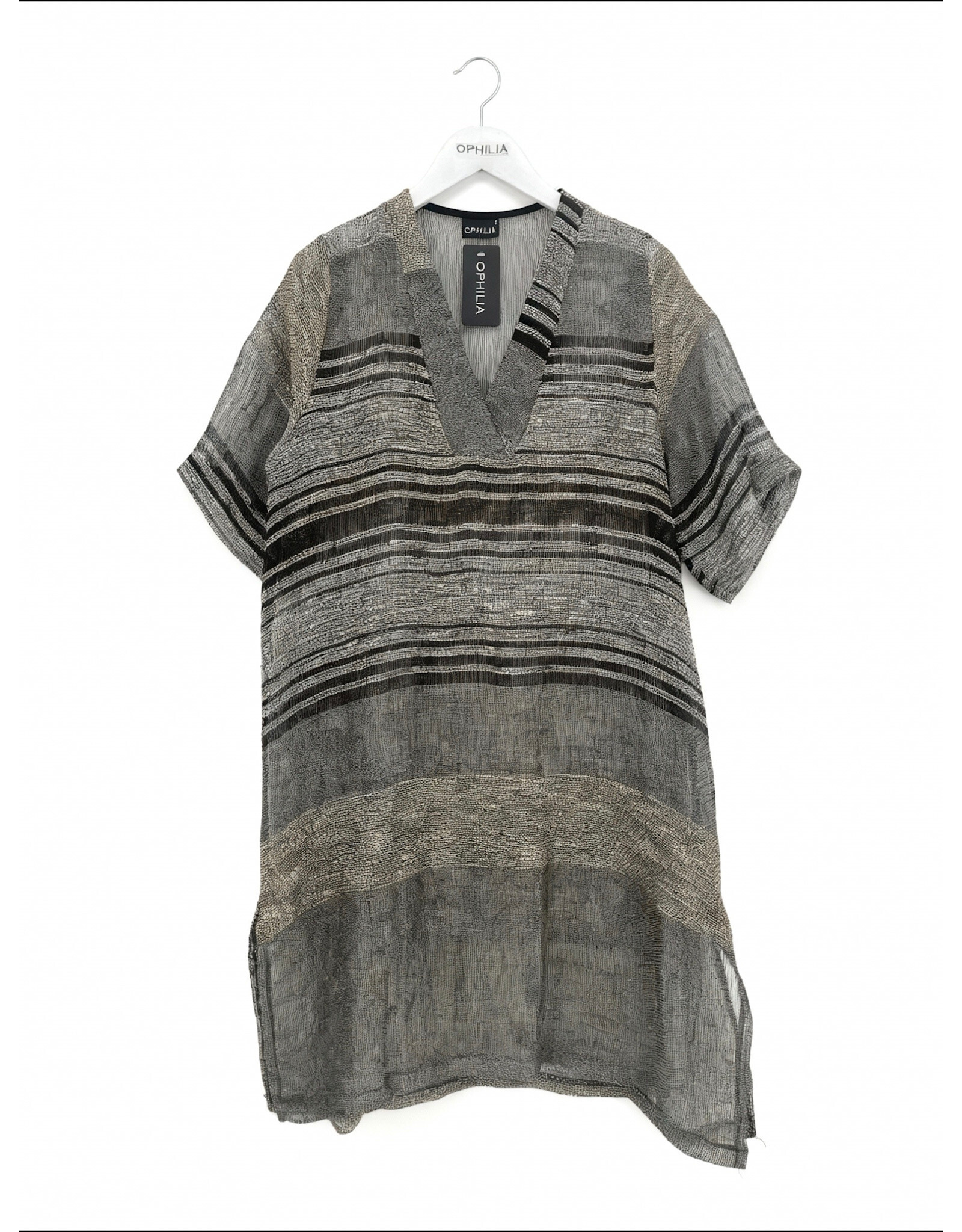 Ophilia Palermo 26S linen  big stripe