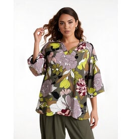 Ophilia Cloë 24S print viscose satin