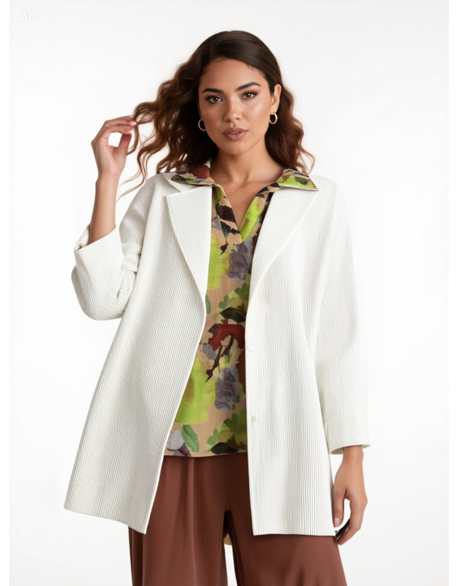 Ophilia Nora 25W stretch corduroy dessin