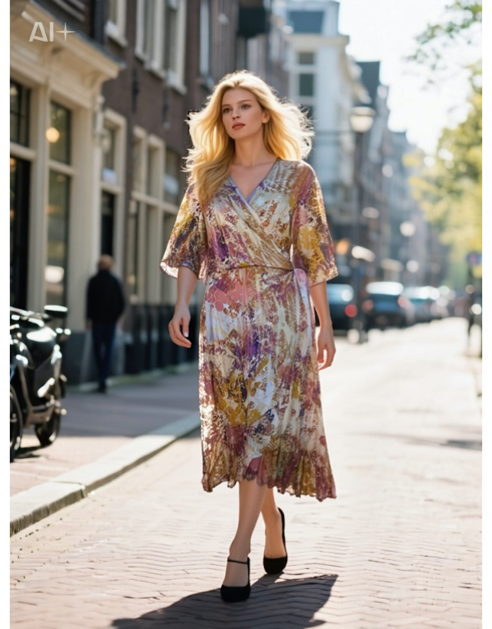 Ophilia Elize 23S viscose dessin