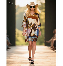 Ophilia Sally 23S  viscose dessin