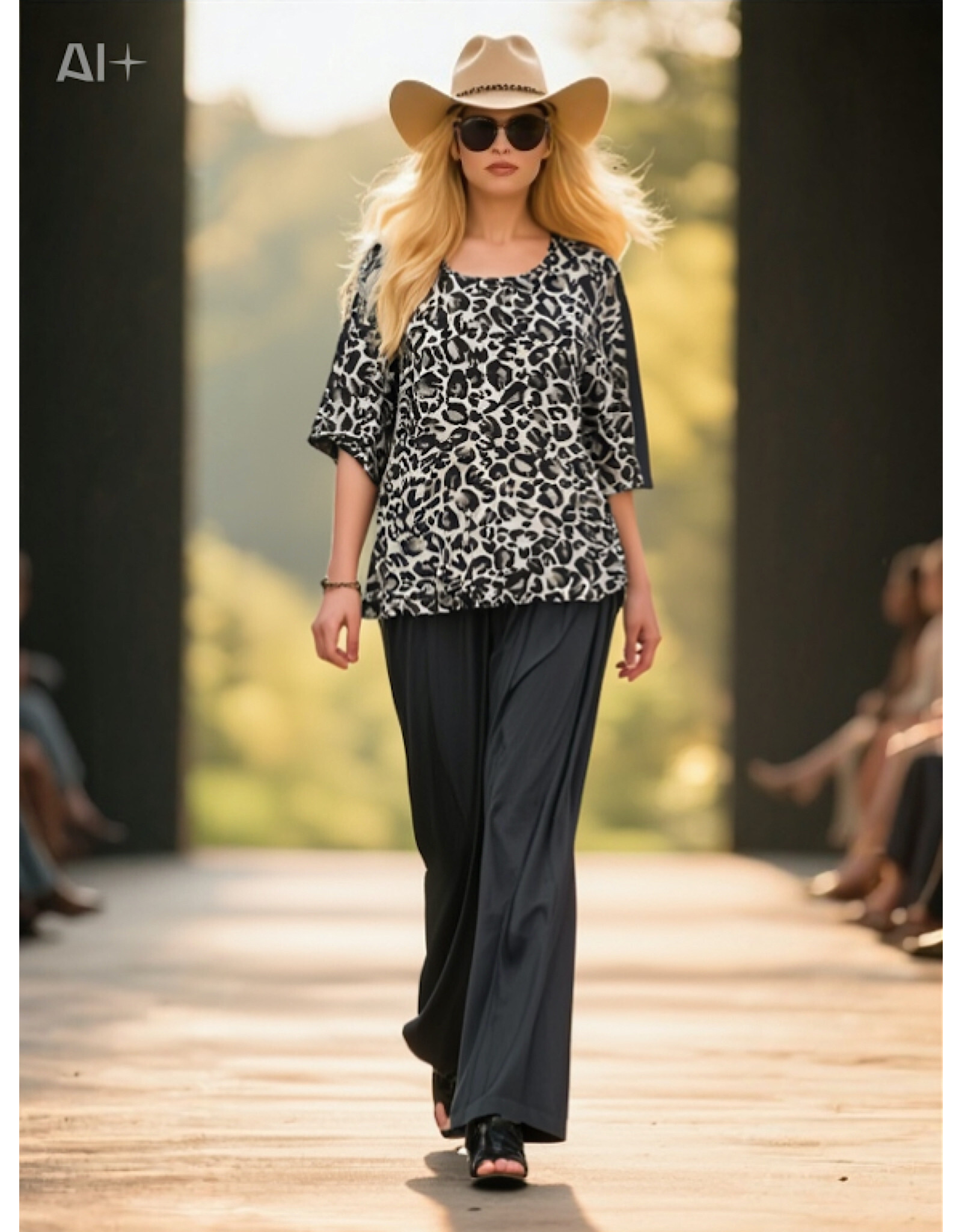 Ophilia Linda 25S viscose dessin