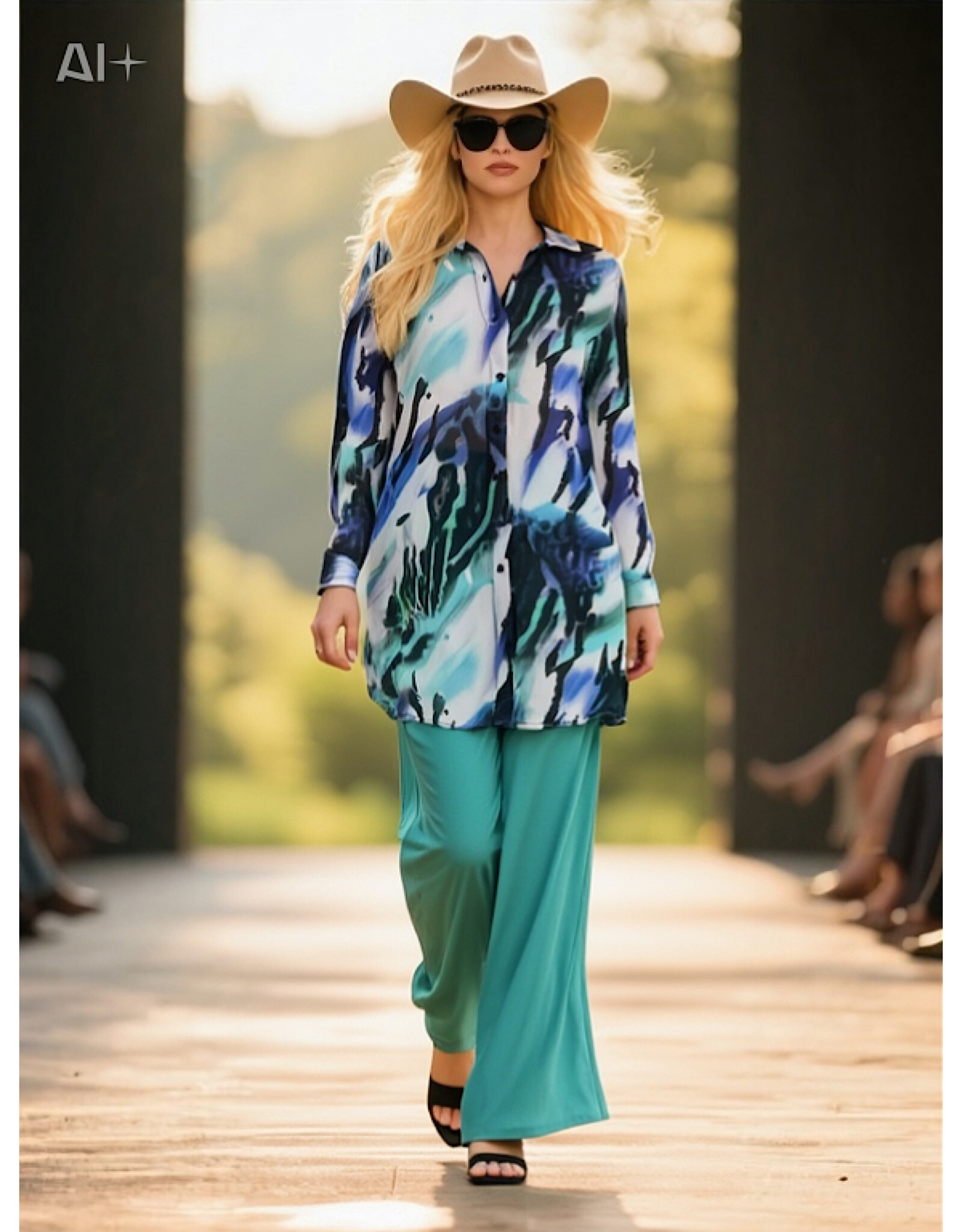 Ophilia Silvie 2 S9 print viscose