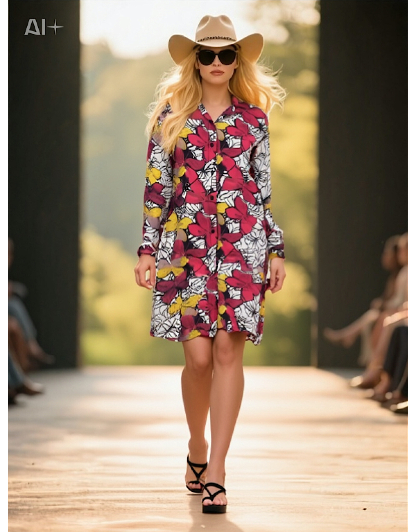 Ophilia Silvie 2 S9 print viscose