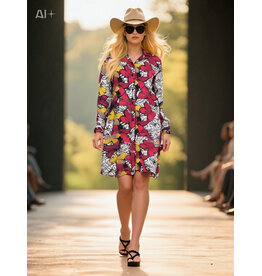 Ophilia Silvie 2 S9 print viscose