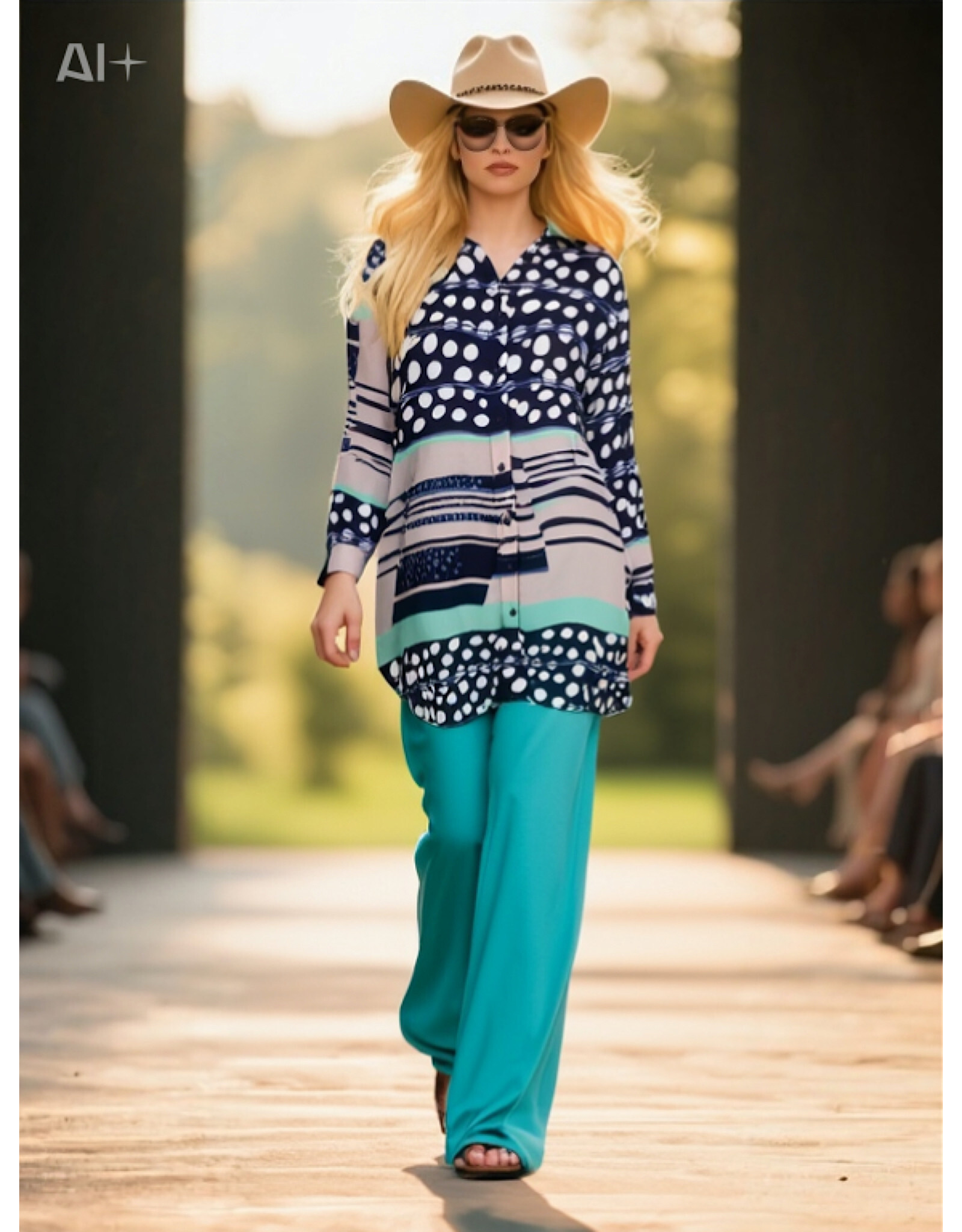 Ophilia Silvie-B 20 print viscose