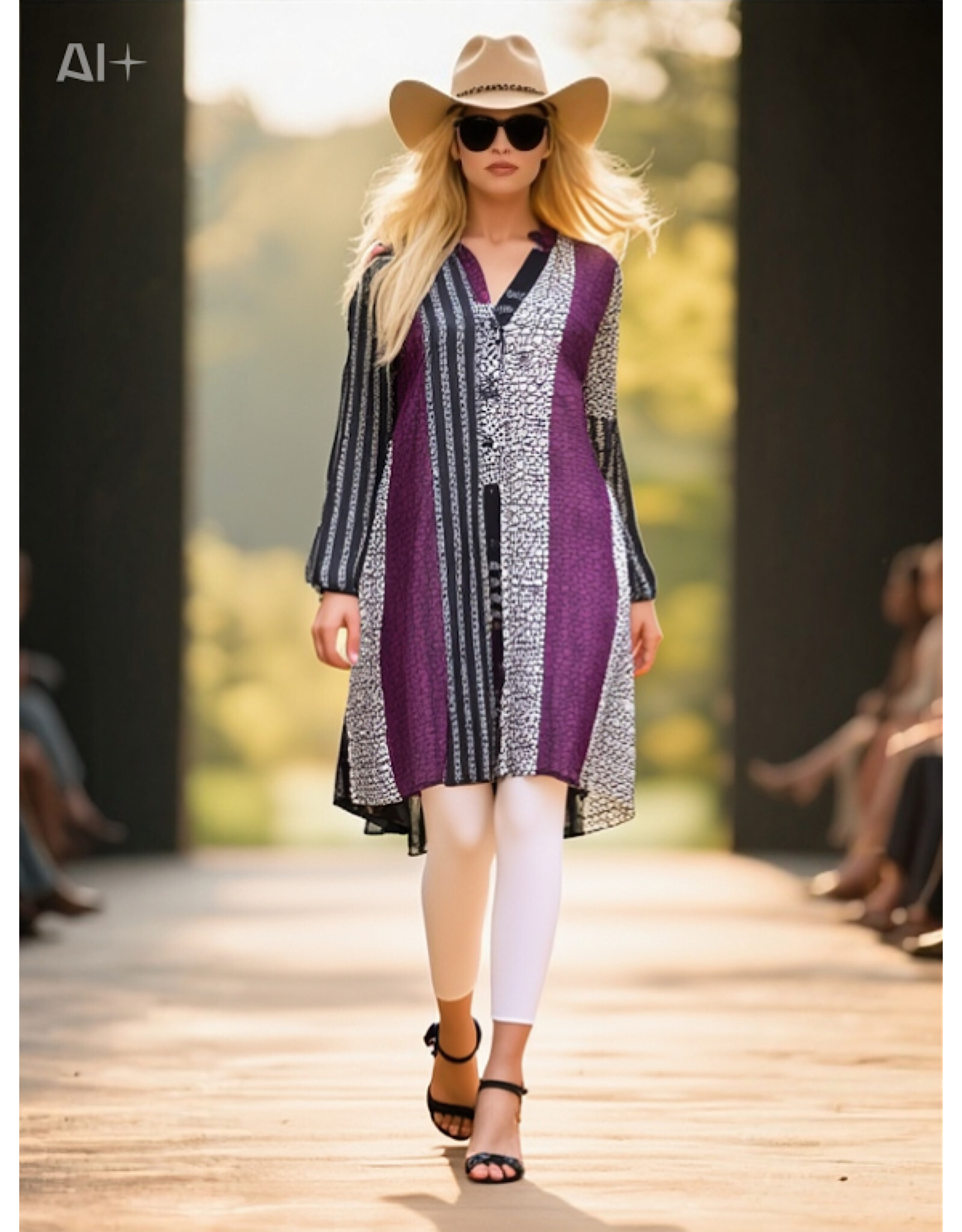 Ophilia Noor 23W voile viscose dessin