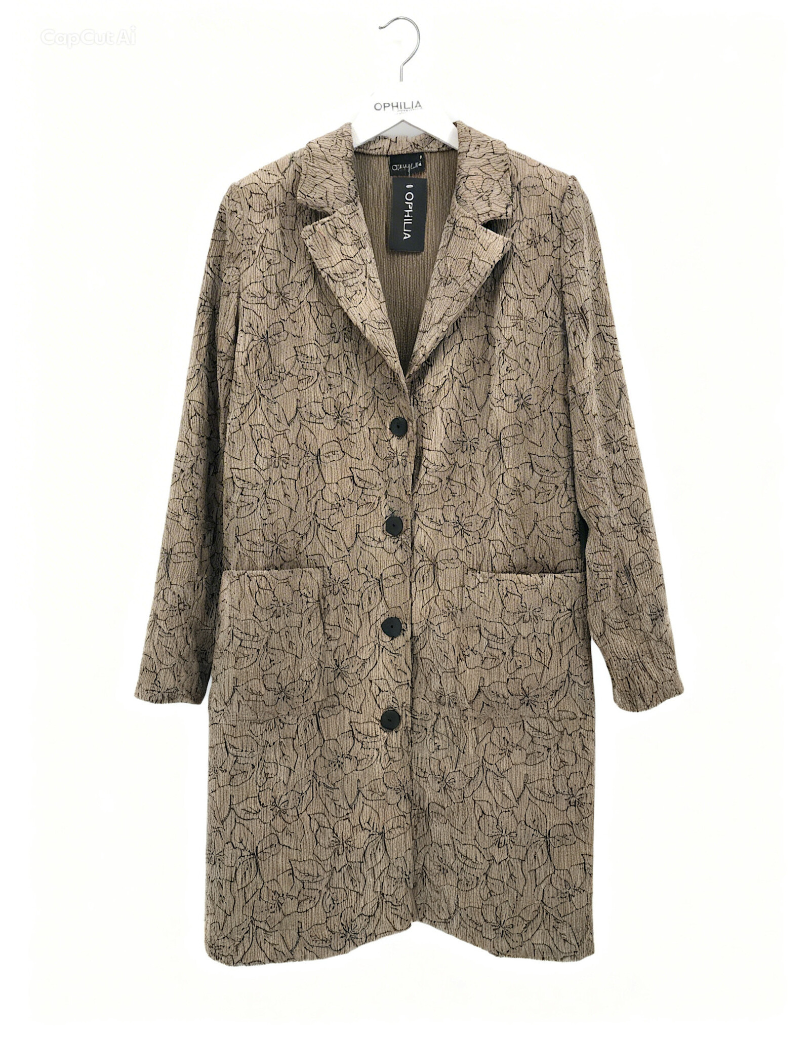 Ophilia Nora 25W stretch corduroy dessin