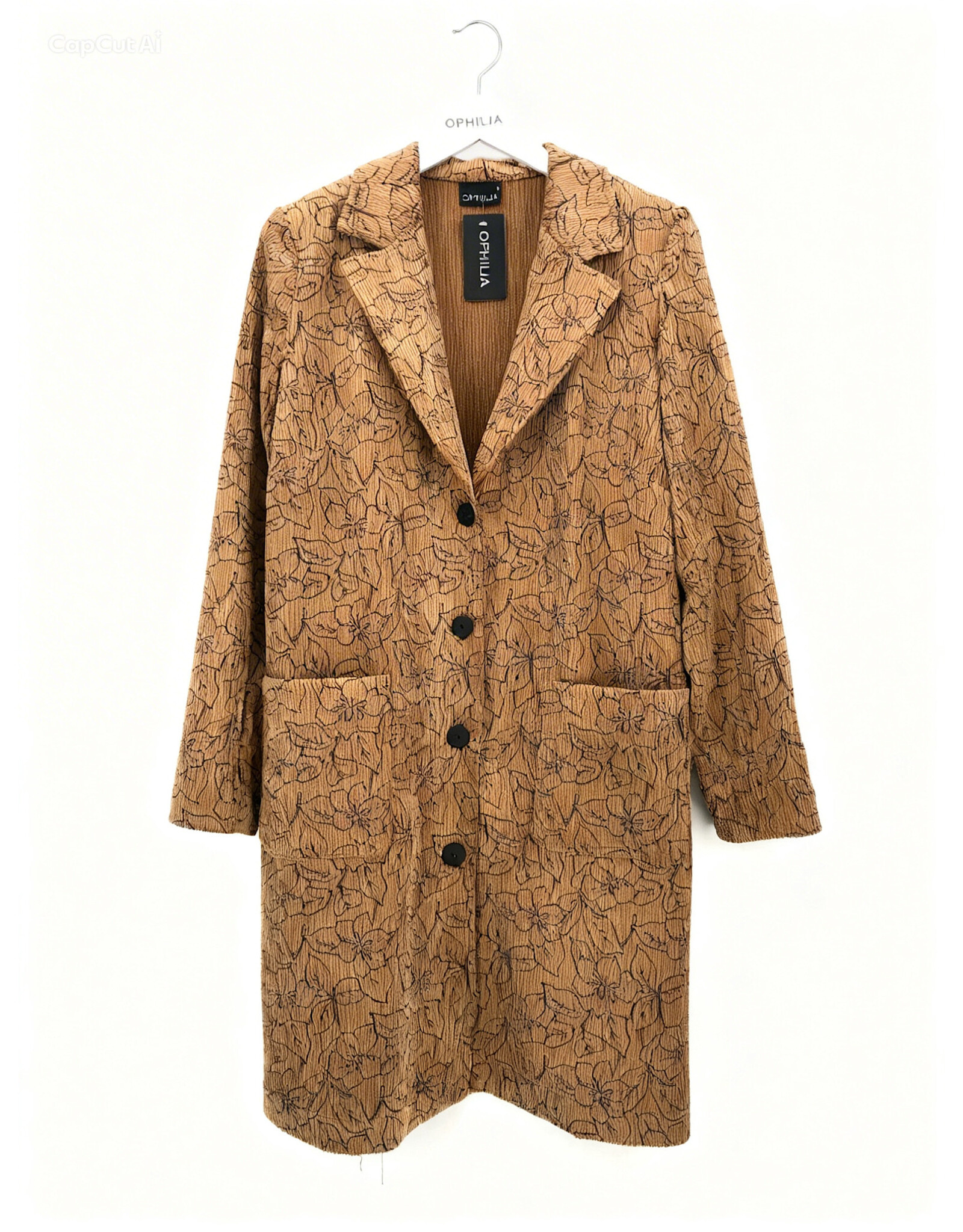 Ophilia Nora 25W stretch corduroy dessin