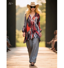 Ophilia Noor 26S voile viscose dessin