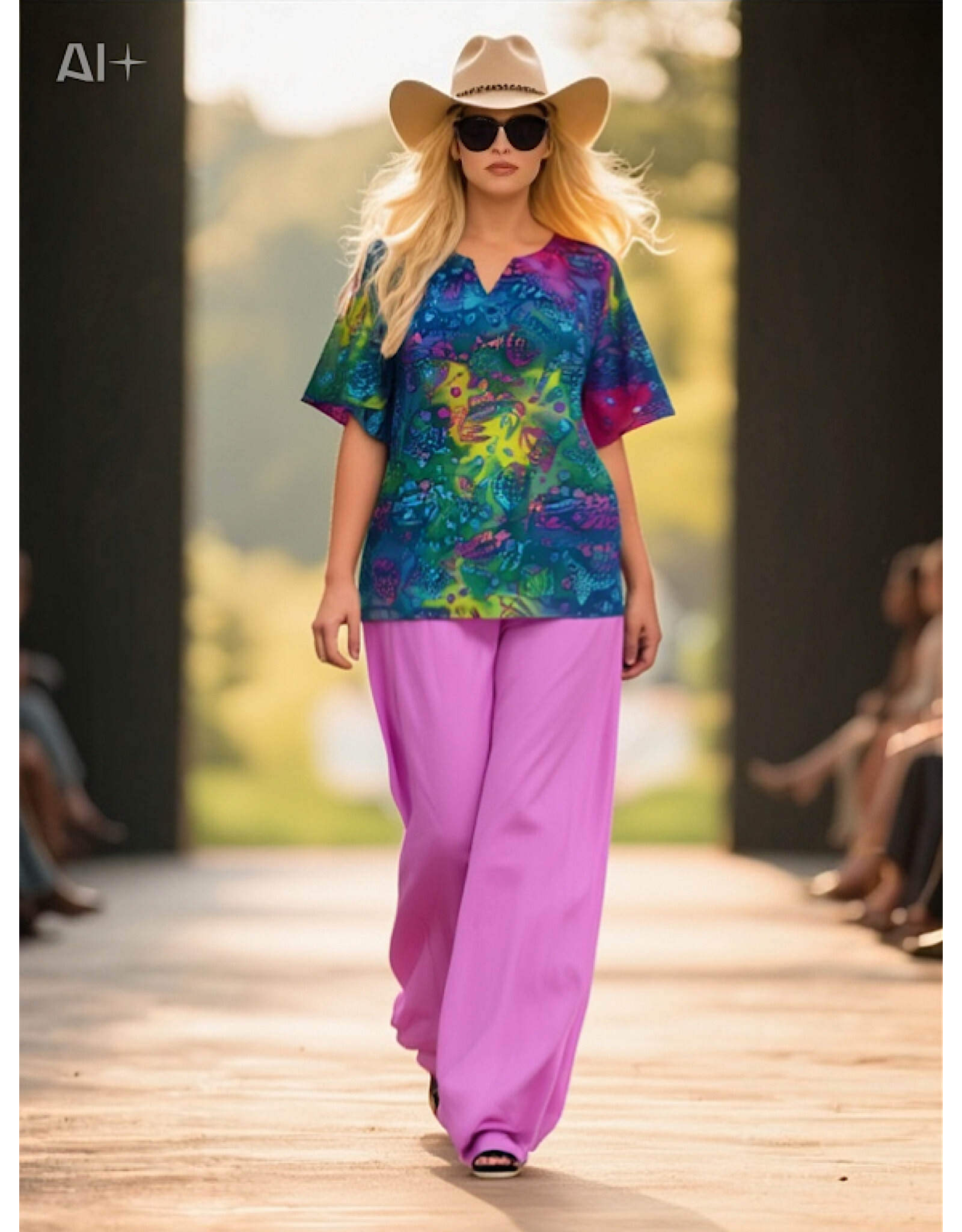 Ophilia Rowan 26S   tie & dye