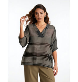 Ophilia Mirte 26S linen big stripe