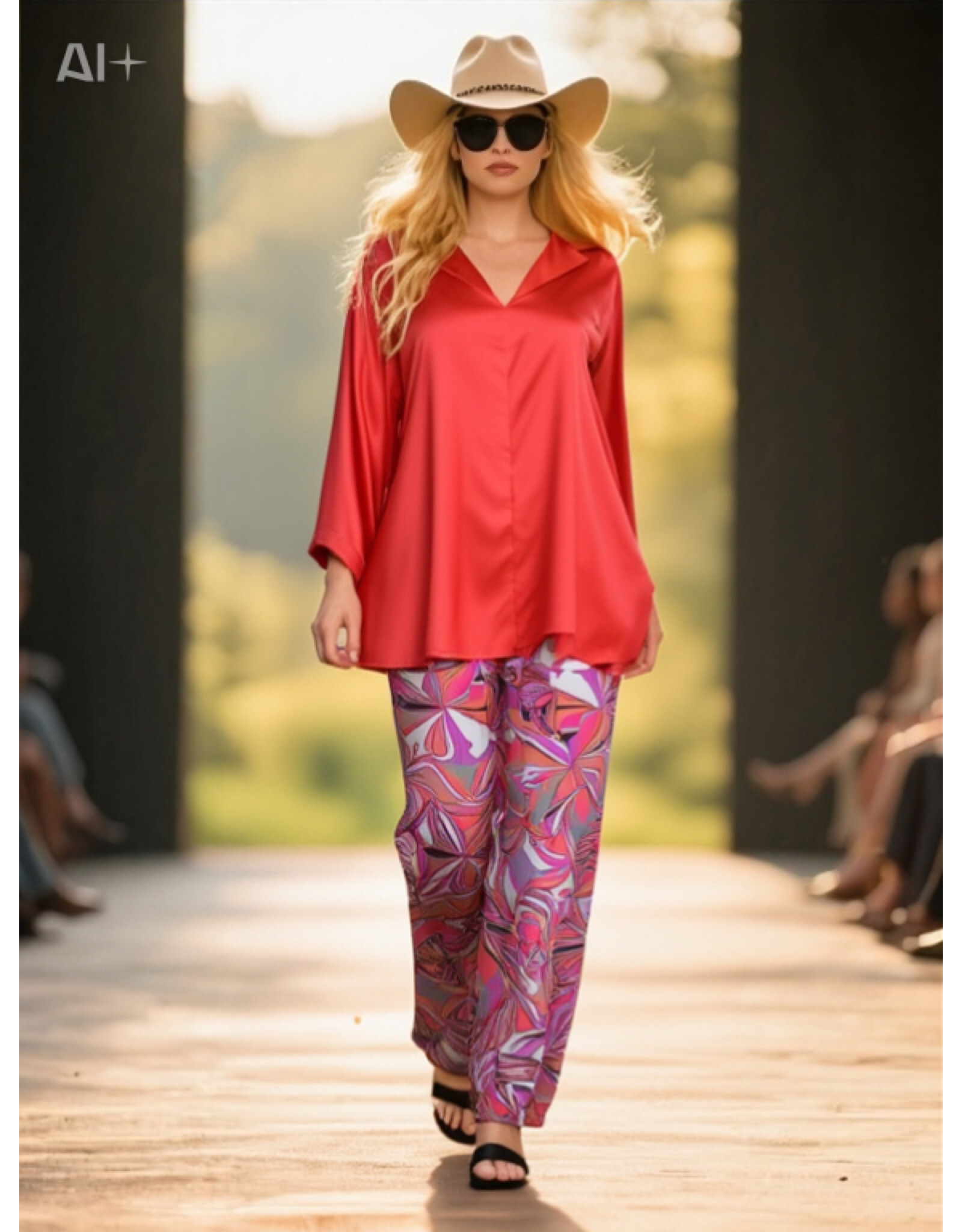 Ophilia lucy 26S viscose Satin plain