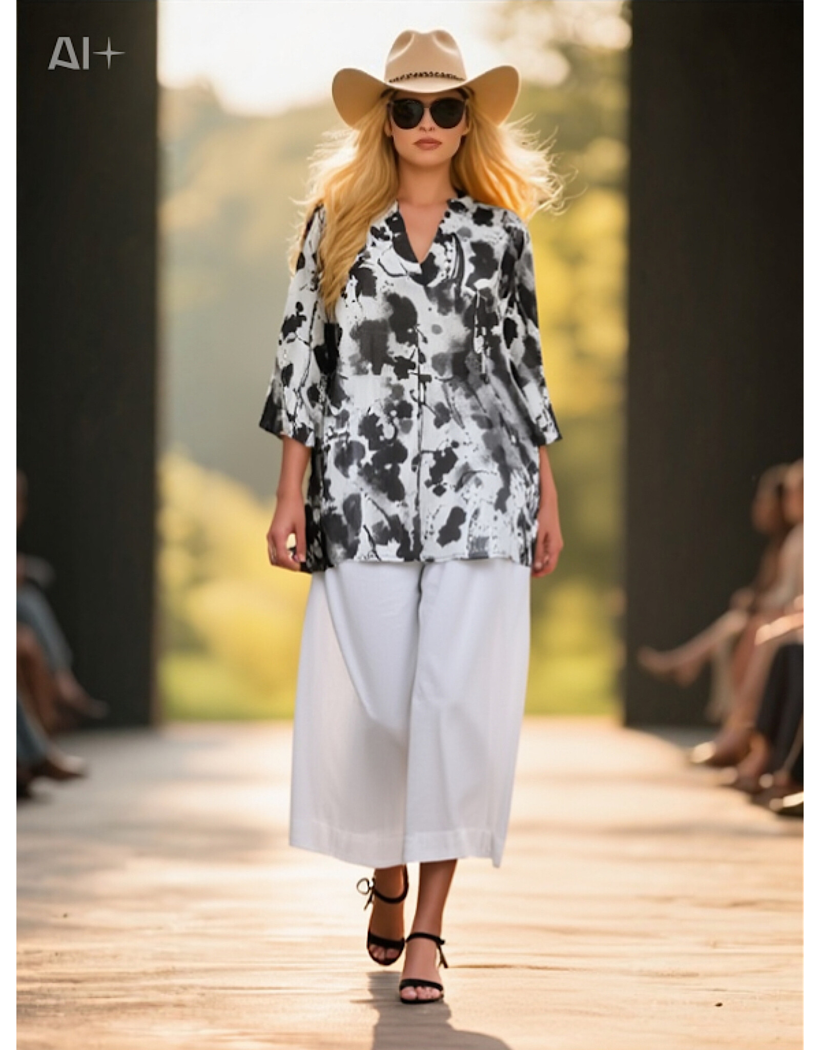 Ophilia Melani 26S  viscose dessin