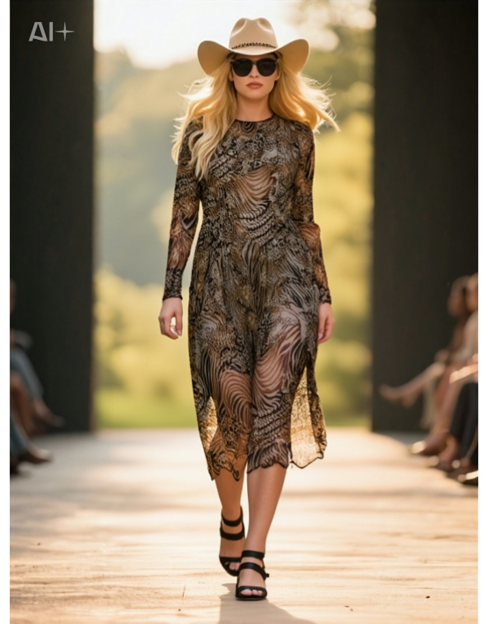 Ophilia Tippi 26W mesh dessin