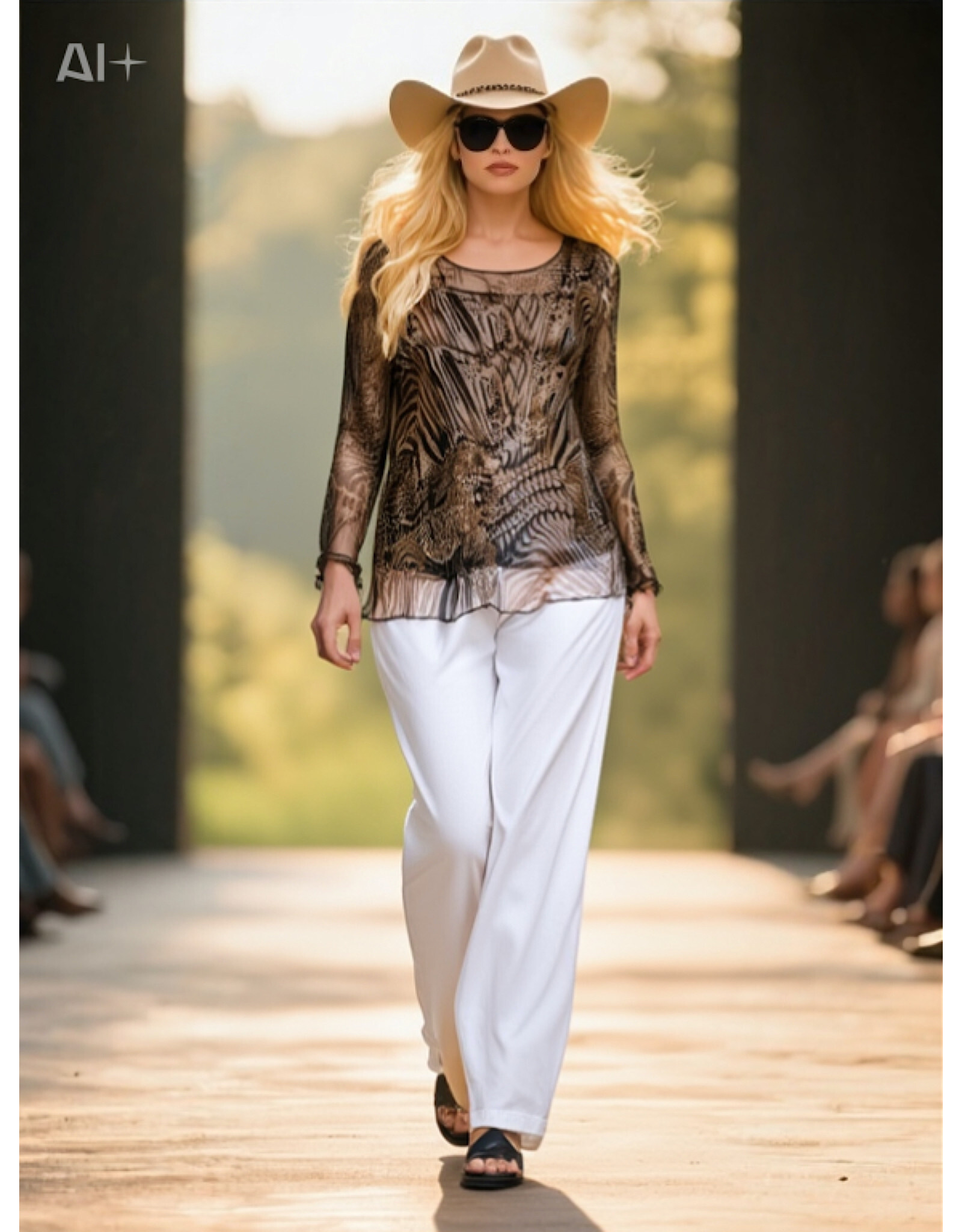 Ophilia Mindy 26W mesh dessin