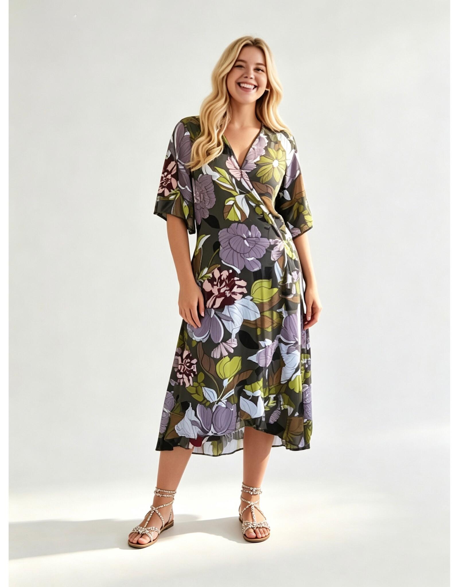 Ophilia Elize 23S viscose  satin dessin