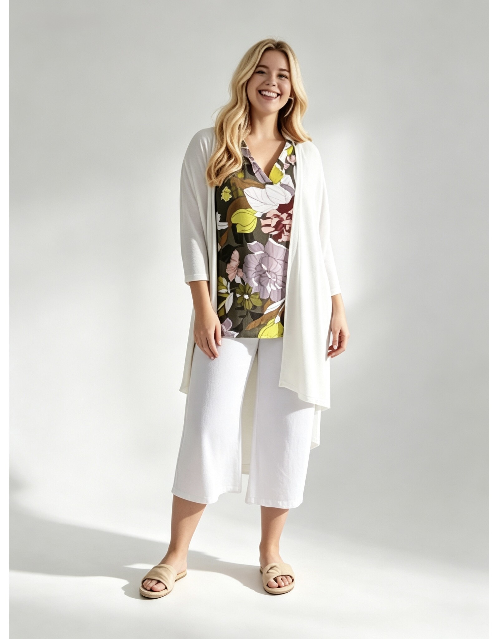 Ophilia Cloë 24S print viscose satin