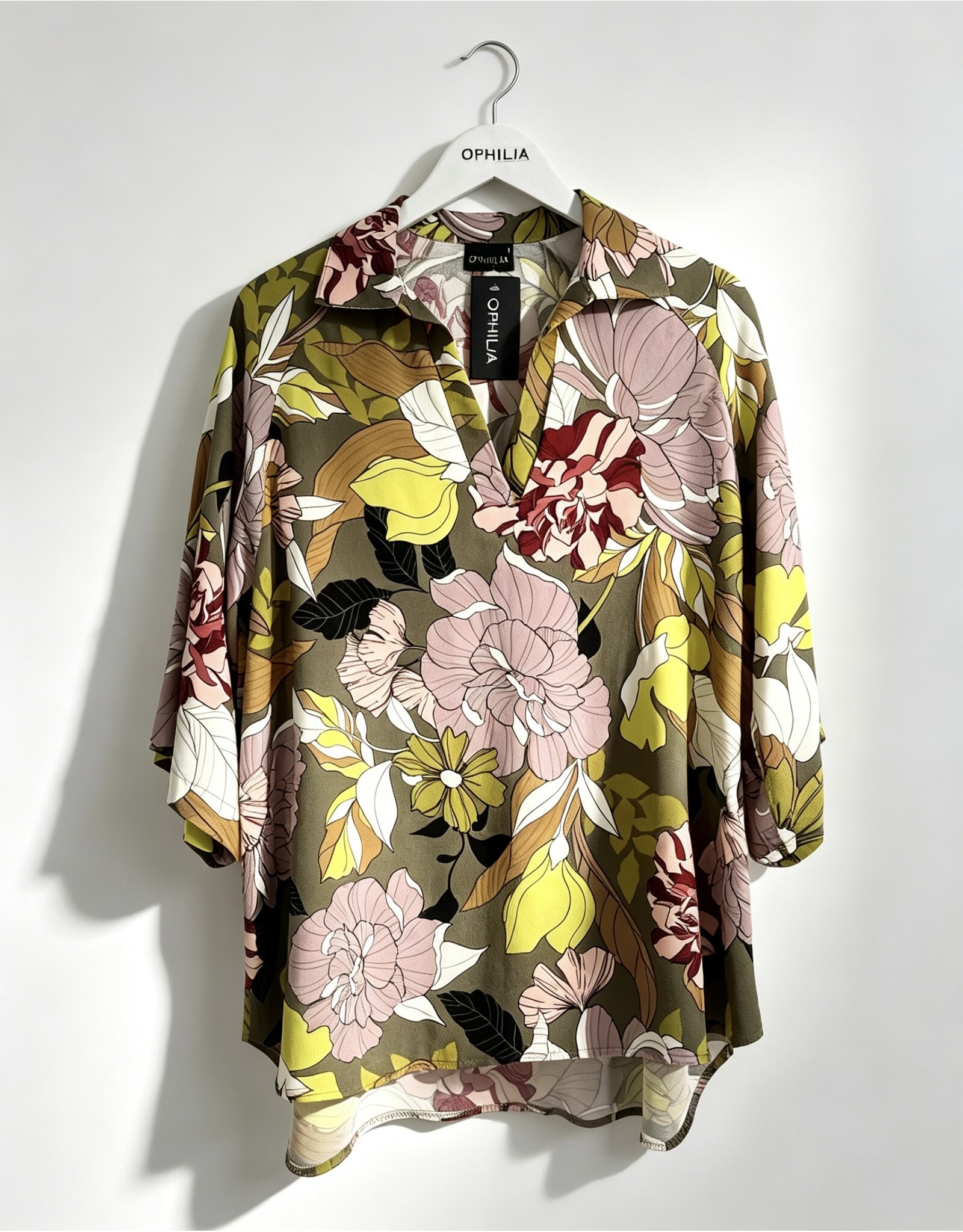 Ophilia Cloë 24S print viscose satin