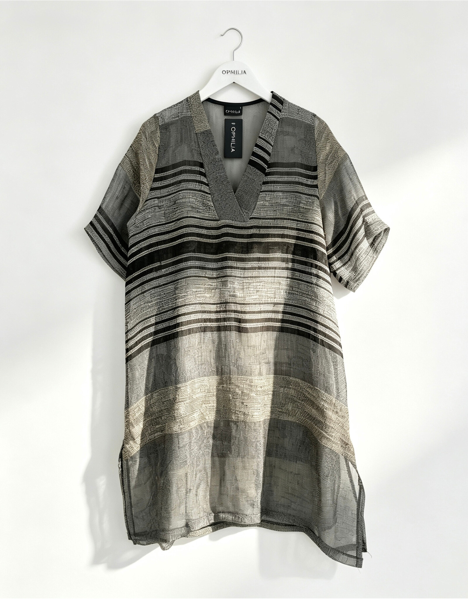 Ophilia Palermo 26S linen  big stripe